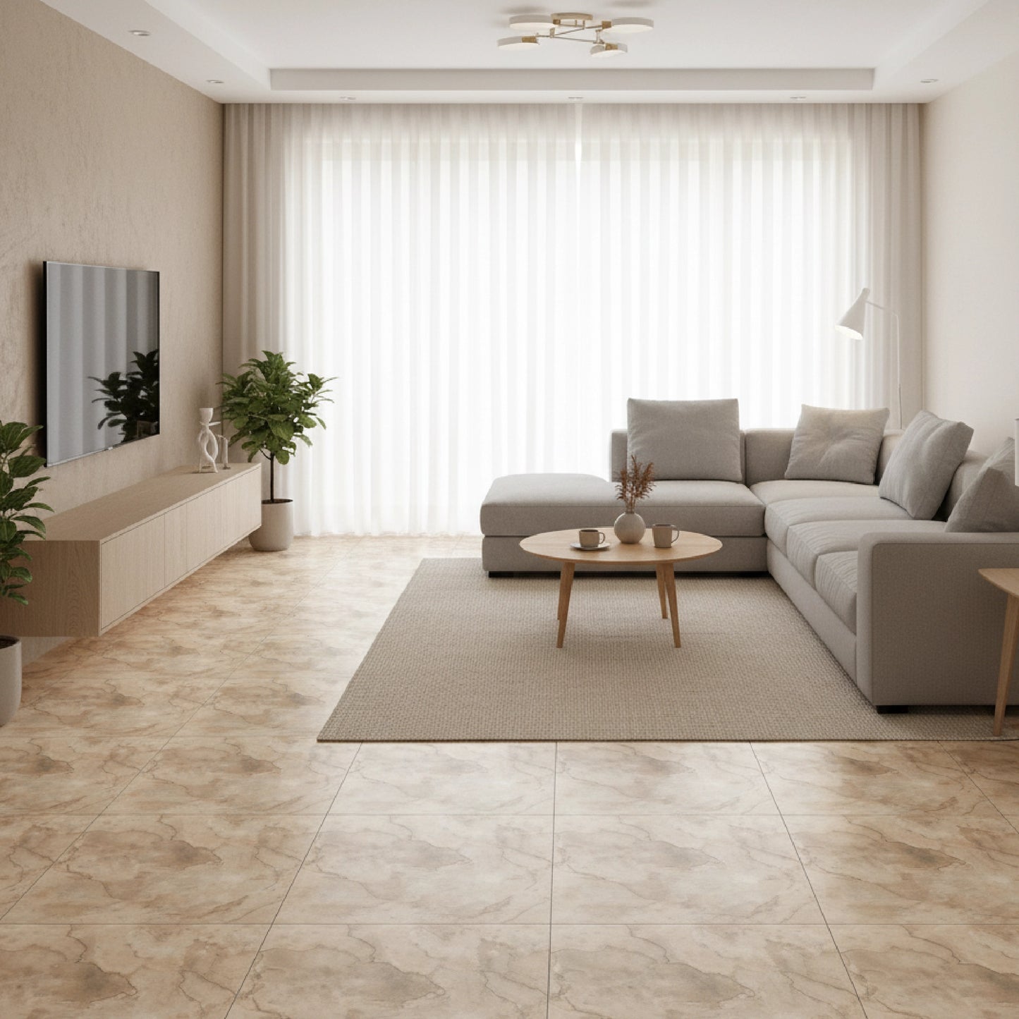 CERAMICO CACHI ARENA BRILLANTE 36X36 ( PRECIO X 2.33 M2)