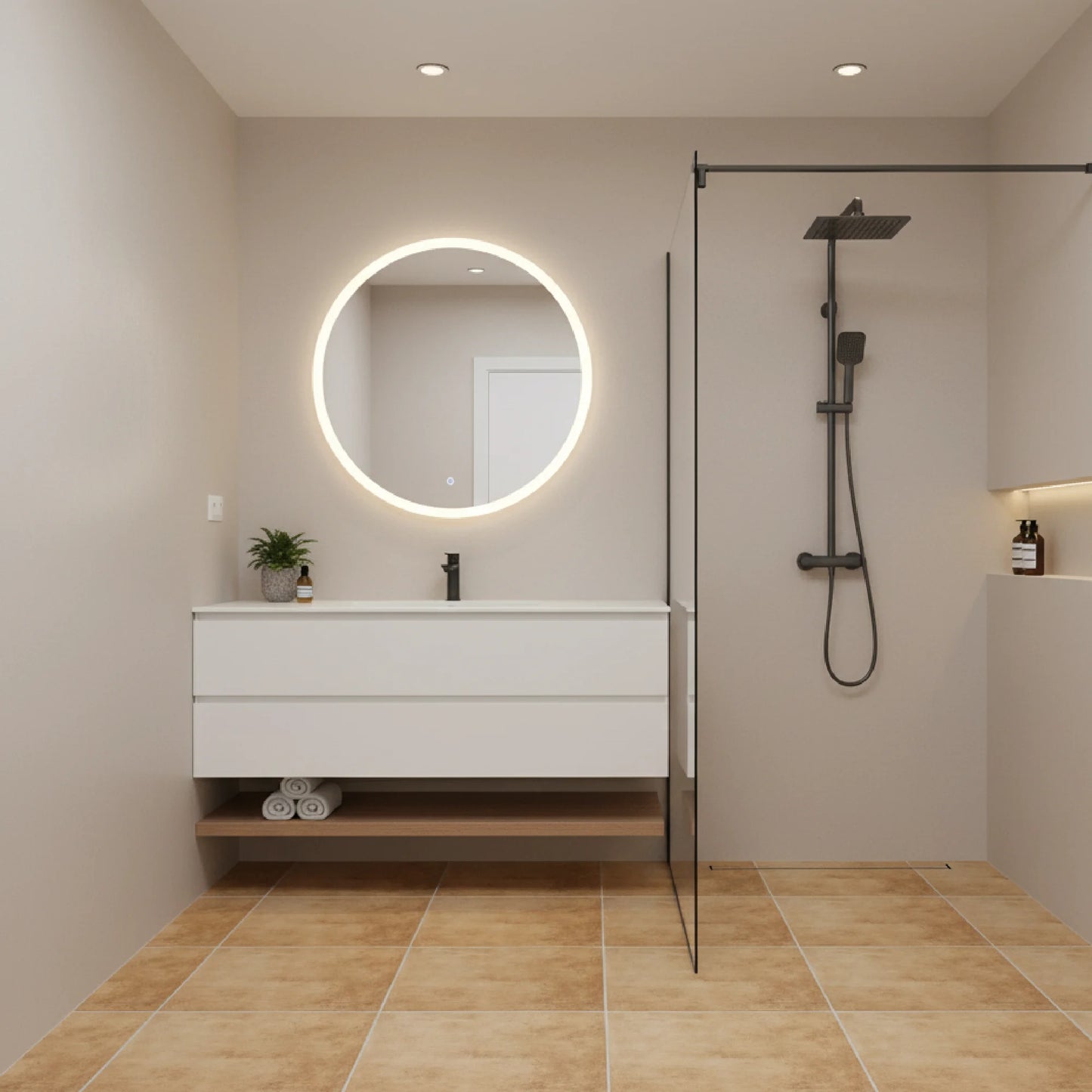 CERAMICO ZENTA BEIGE SATINADO 43X43 ( PRECIO X 2.25 M2)