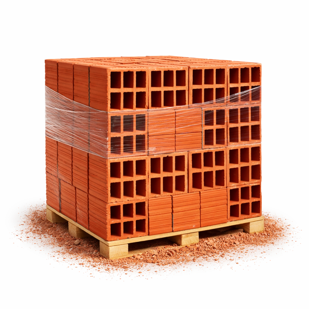 PALLET LADRILLO HUECO 18 X 18 X 33