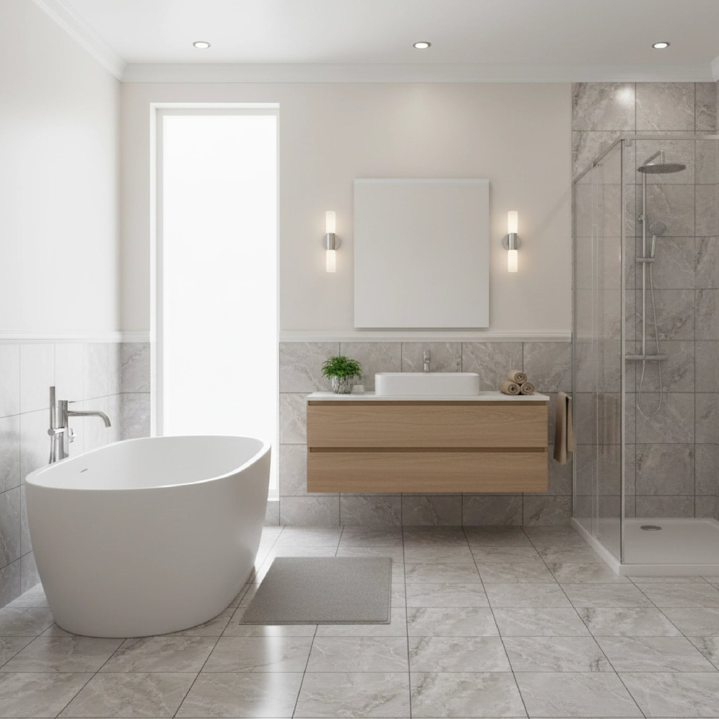 CERAMICO CORTINES 45X45 CAIRO GRIS (CAJA 1,62M2)