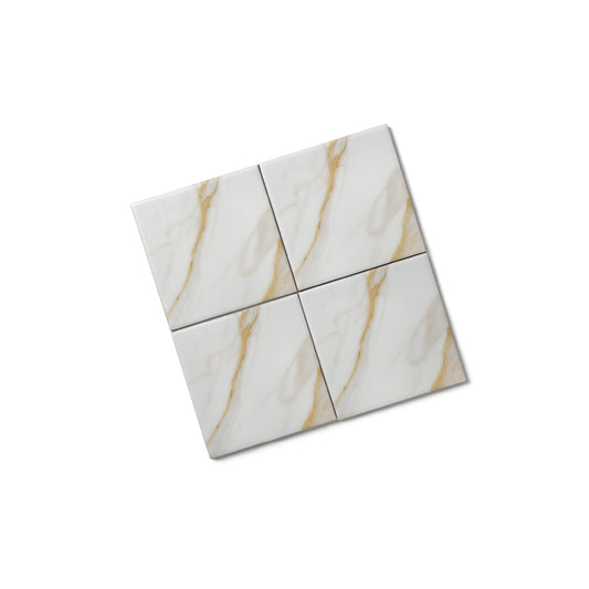 CERAMICO CALACATTA DORADO BRILLANTE 43X43 ( PRECIO X 2.25 M2)