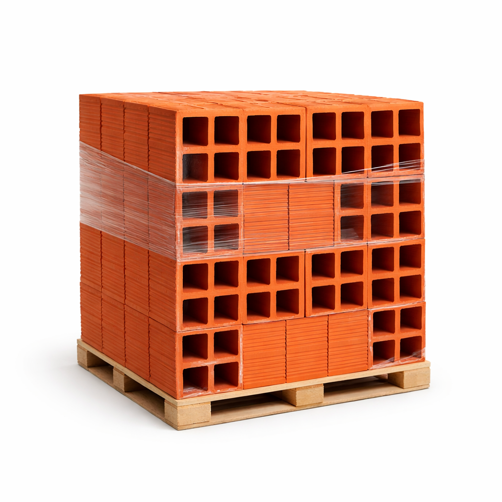 PALLET LADRILLO HUECO 12 X 18 X 33 9T